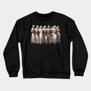 Eight Maids Milking Cut Out Crewneck Sweatshirt